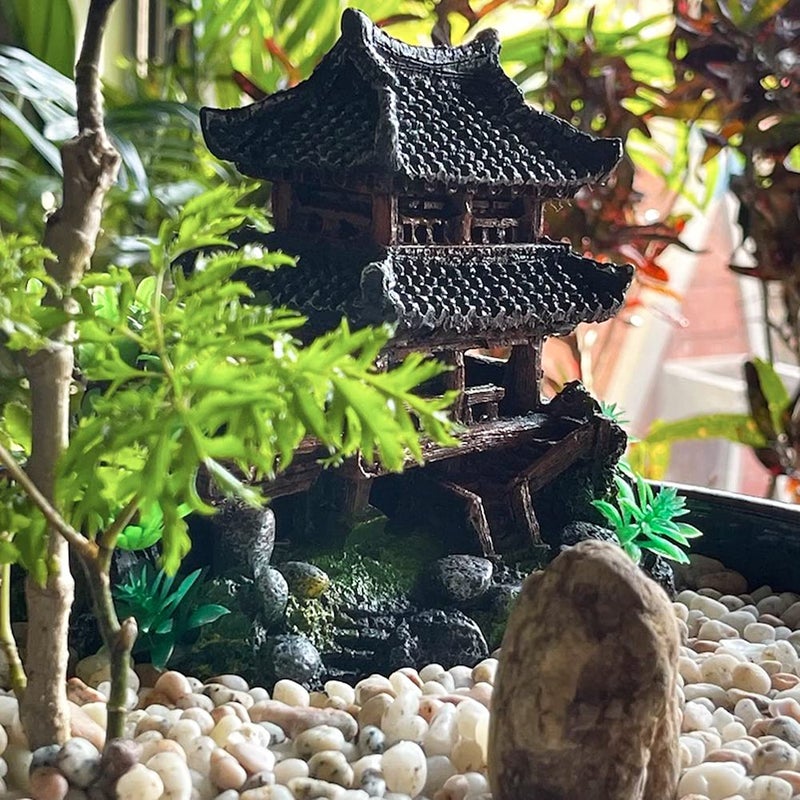 SLOCME Aquarium Classical Resin Castle Decorations - Fish Tank Realistic Details, Traditional Castle Aquarium Accessories - Image 3
