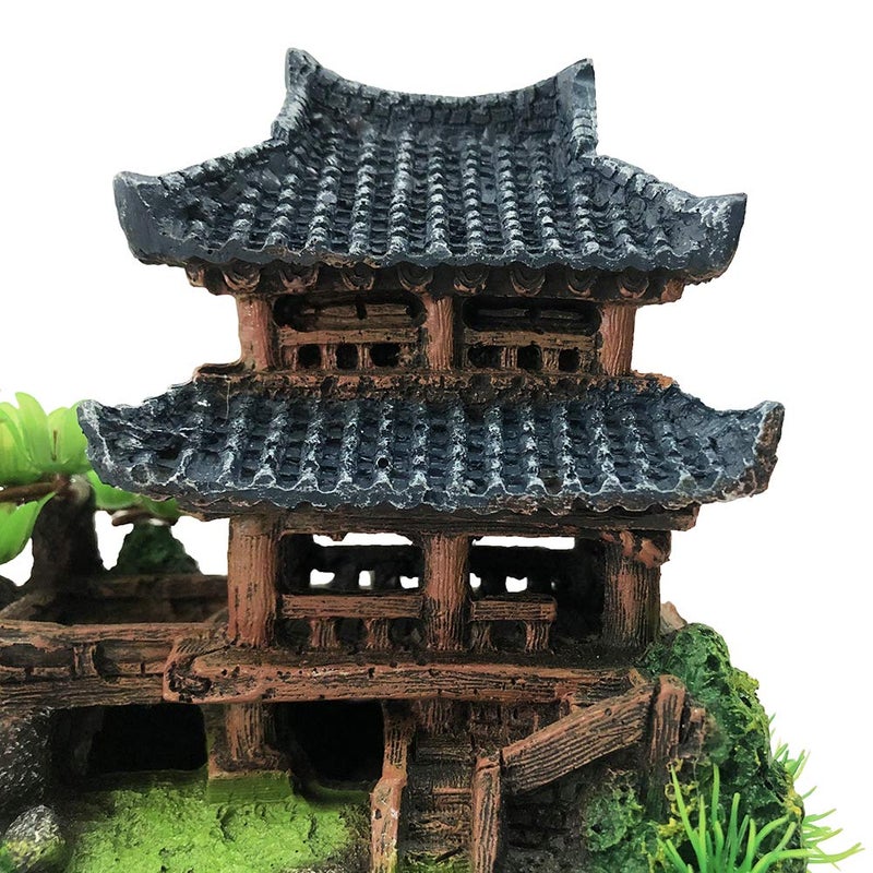 SLOCME Aquarium Classical Resin Castle Decorations - Fish Tank Realistic Details, Traditional Castle Aquarium Accessories - Image 2