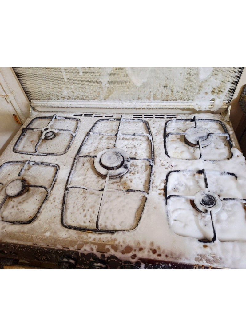 Kitchen Multi-purpose foaming cleaner, kitchen cleaning spray, oil and grease stain remover, chimney cleaner spray, bubble cleaner, multi-purpose foaming grease remover spray for kitchen, bubble cleaner spray - Image 1