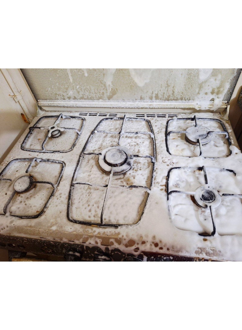 Kitchen Multi-purpose foaming cleaner, kitchen cleaning spray, oil and grease stain remover, chimney cleaner spray, bubble cleaner, multi-purpose foaming grease remover spray for kitchen, bubble cleaner spray - Image 2