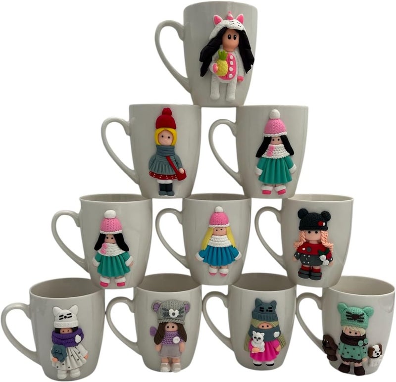 بي آند دي أكواب خزفية ديكورية بشخصيات شتوية - Image 5