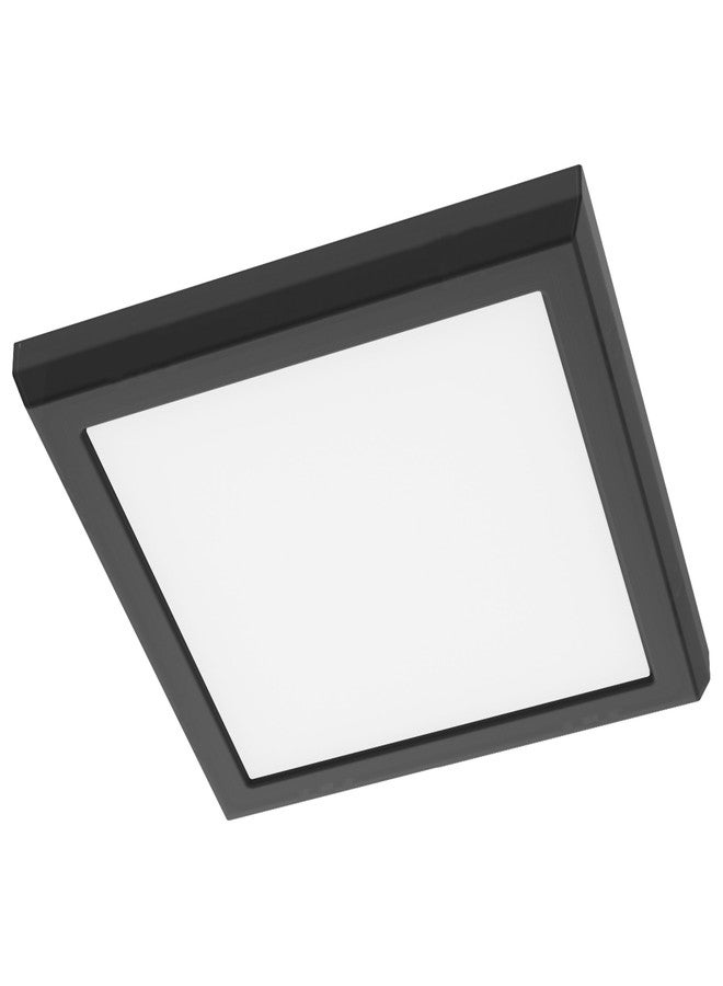 Nuvo 62/1915 Blink Performer Surface Mounted LED Downlight, 7 Inch Square, Black - Image 1