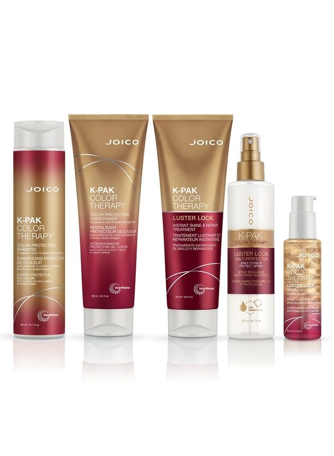 JOICO علاج لمعان وإصلاح كير-باك للعلاج اللوني | للشعر المعالج بالألوان | تعزيز حيوية اللون | إصلاح التكسر | مع الكيراتين وزيت الأركان | 8.5 أونصة سائلة - Image 5
