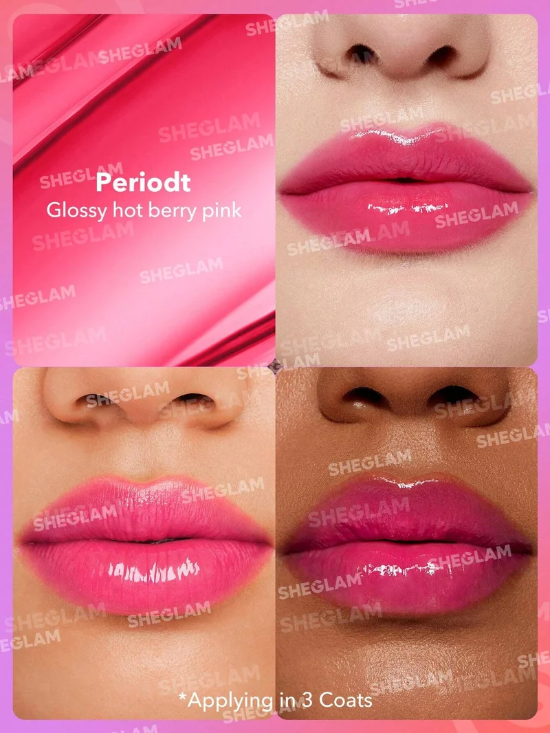SHEGLAM SG SHEGLAM Mirror Kiss High-Shine Lipstick-Periodt