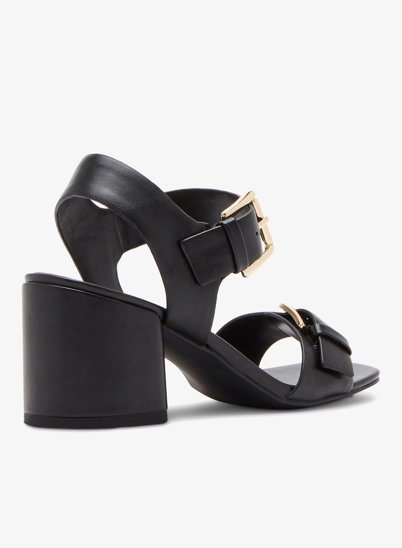STEVE MADDEN ALMAA Ankle Strap Block Heel Sandals - Image 3
