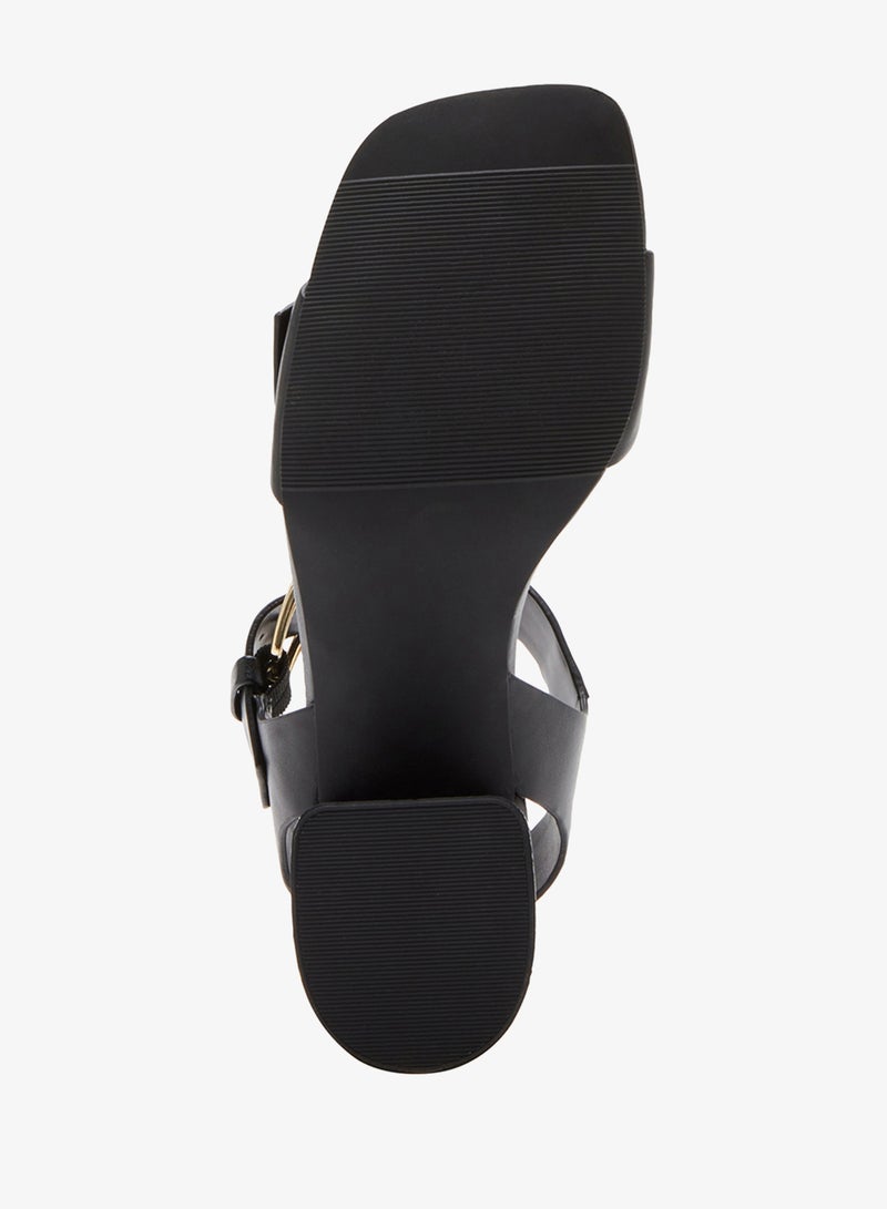STEVE MADDEN ALMAA Ankle Strap Block Heel Sandals - Image 5
