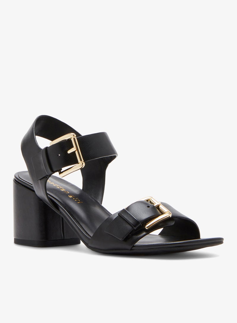STEVE MADDEN ALMAA Ankle Strap Block Heel Sandals - Image 2