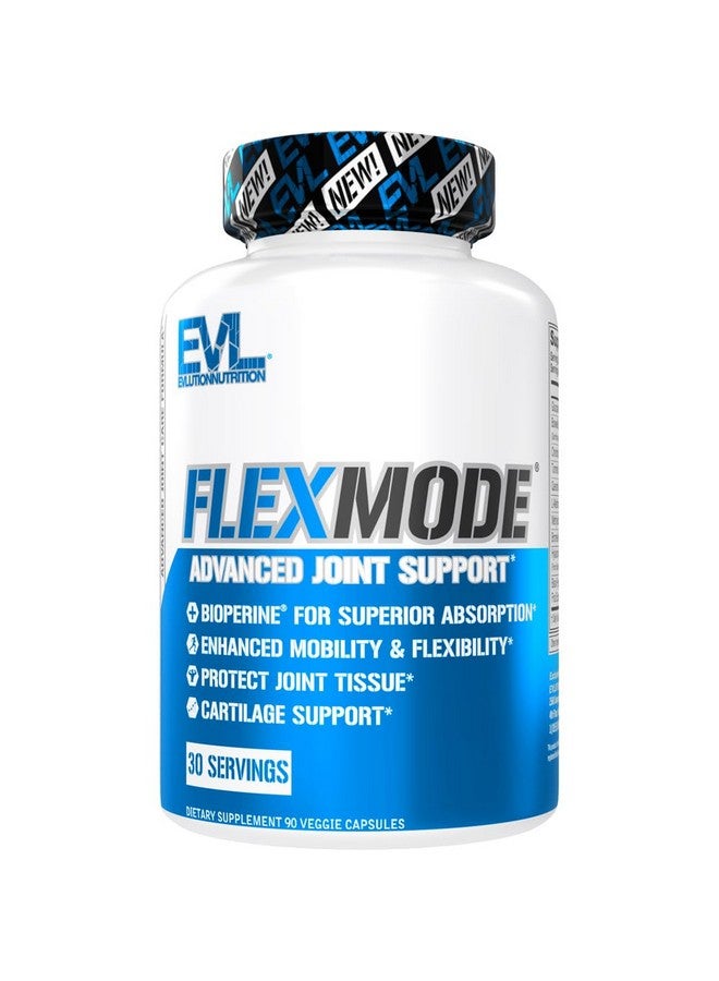 Evlution High Absorption Joint Support Supplement Nutrition FLEXMODE Joint Supplement with Advanced Joint Vitamins Including Glucosamine Chondroitin MSM Boswellia and Hyaluronic Acid - 30 Servings - Image 1