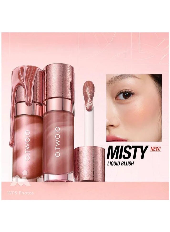 OTWOO O.TWO.O Haute Watercolor Liquid Blush – Lightweight, Buildable Glow (#06, SUNSET RED) - Image 3