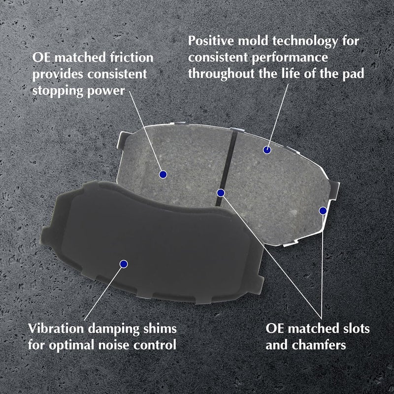 StopTech Centric 103.13540 Ceramic Brake Pads for Passenger Cars - Image 3