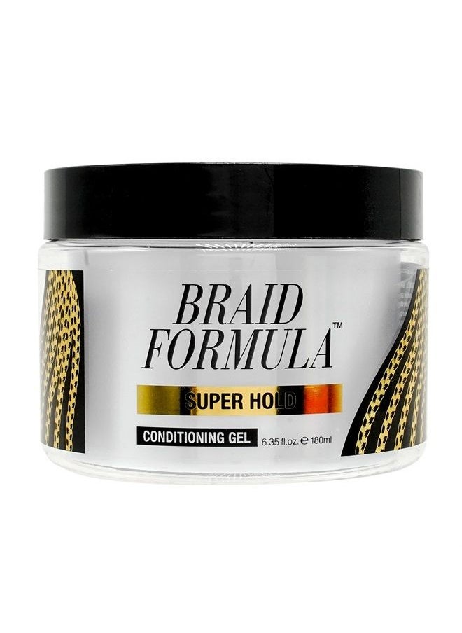 EBIN NEW YORK Braid Formula Conditioning Gel, Super Hold, 6.35 Oz | Great for Braiding, Twisting, Edges, No Residue, No Flaking, Strong Hold, High Shine, Smoothing with Clean, No Build-up  - Image 1