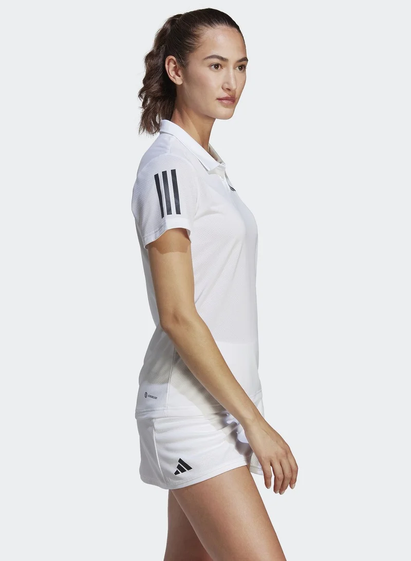 adidas تيشيرت كلوب تنس بياقة بولو