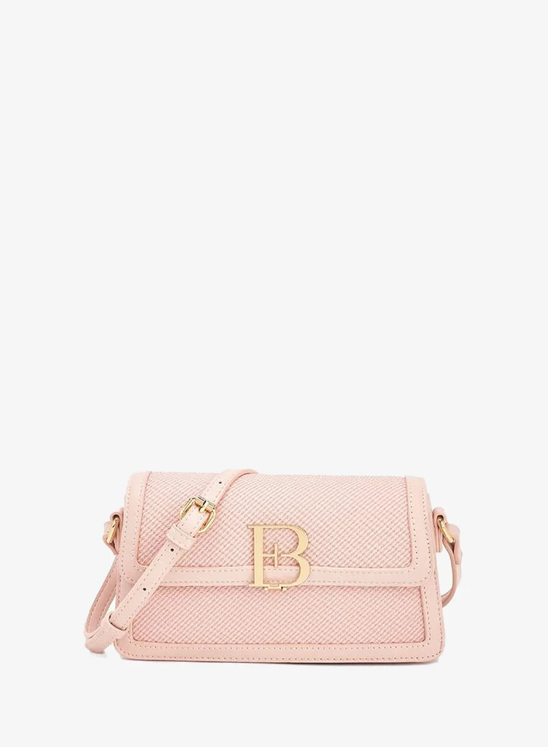 Flora Bella Textured Crossbody Bag with Adjustable Shoulder Strap