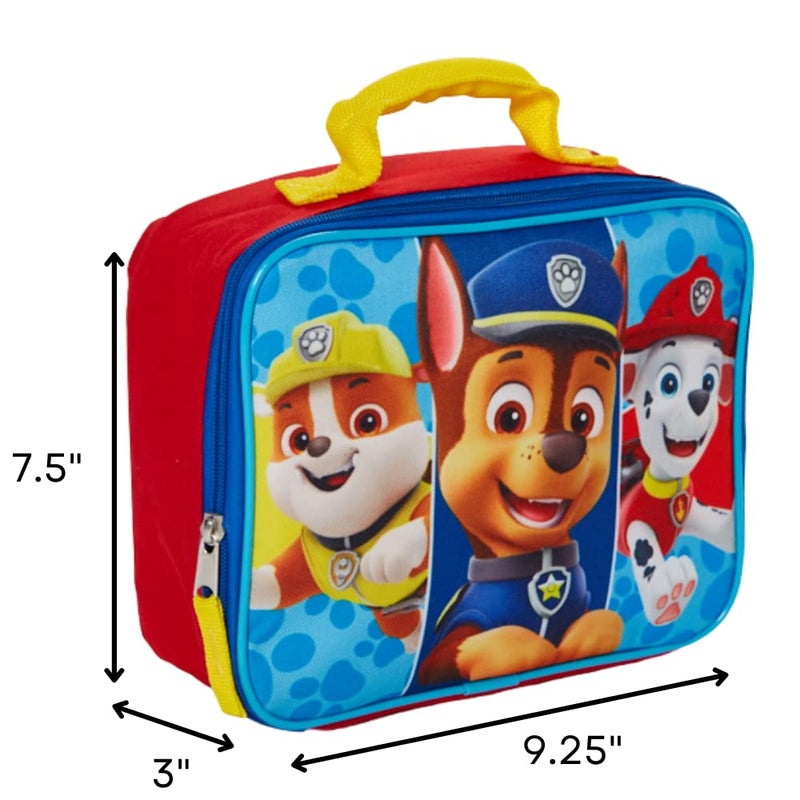 Bioworld Nickelodeon Paw Patrol Lunch Box for Boys and Girls - Soft Insulated Lunch Bag for Kids - Image 2