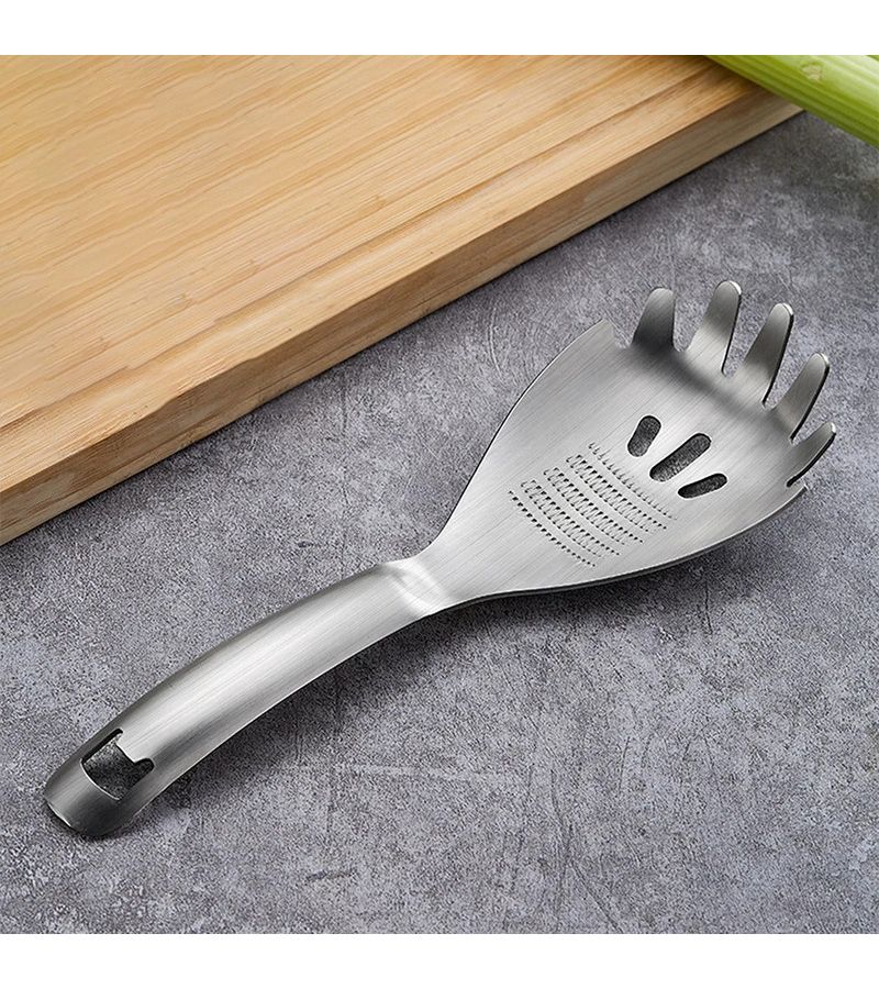 1pc Multifunctional Stainless Steel Grater Grinder Spoon For Garlic Ginger Vegetable - Image 3