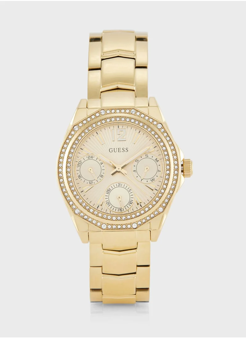GUESS Ritzy Steel Strap Analog Watch