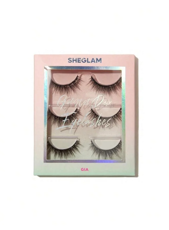 شيجلام Girl Next Door Natural False Eyelashes-Gia