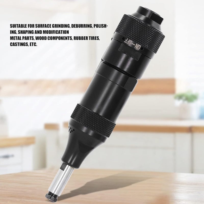 KANASI Air Die Grinder, 30000RPM 0.5-0.7Mpa 3mm alloy steel pneumatic tool for metal polishing and deburring in workshops (EU Style) - Image 4