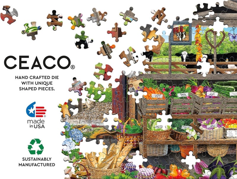 Ceaco - Tracy Flickinger - Country Market - 500 Piece Jigsaw Puzzle - Image 5