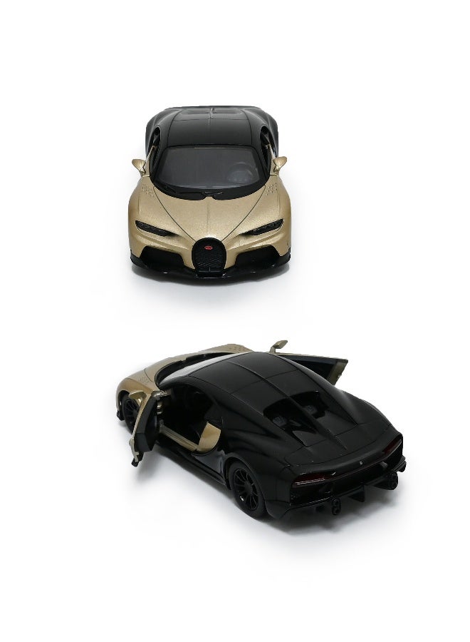 Kinsmart سيارة لعبة بوجاتي شيرون سوبر سبورت بمقياس 1:38 مع أبواب قابلة للفتح وآلية سحب للخلف من المعدن المصبوب - Image 2