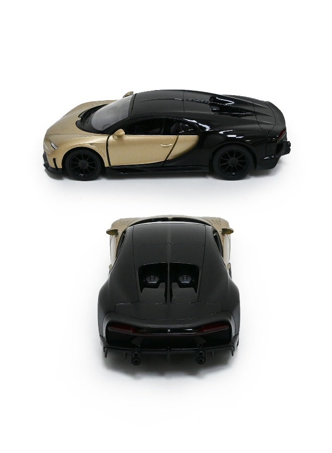 Kinsmart سيارة لعبة بوجاتي شيرون سوبر سبورت بمقياس 1:38 مع أبواب قابلة للفتح وآلية سحب للخلف من المعدن المصبوب - Image 3