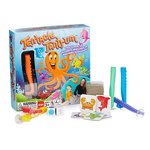 Continuum Games Tentacle Tantrum FastPaced Octopus Game of Matches and Squiddy Snatches 26 Players 20Minute Play Time Ages 3 and Up Family Games for Kids and Adults - Image 1