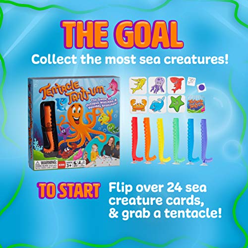 Continuum Games Tentacle Tantrum FastPaced Octopus Game of Matches and Squiddy Snatches 26 Players 20Minute Play Time Ages 3 and Up Family Games for Kids and Adults - Image 5