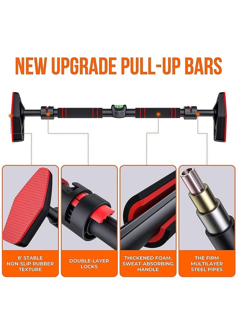 Captaintech Horizontal Bar Household Indoor Fitness Equipment Pull-up Device, Sports Home No Punching Hanging Ring Door Single Rod - Image 3