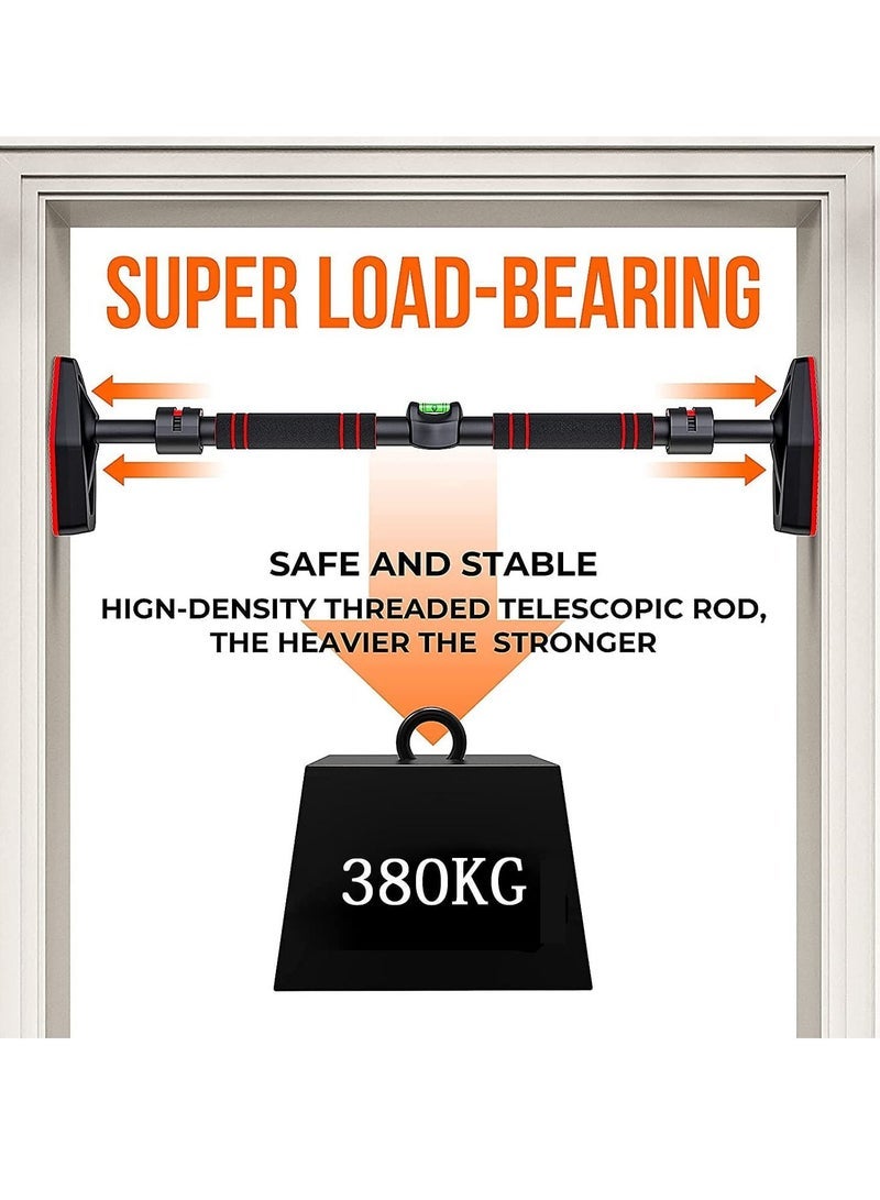 Captaintech Horizontal Bar Household Indoor Fitness Equipment Pull-up Device, Sports Home No Punching Hanging Ring Door Single Rod - Image 5