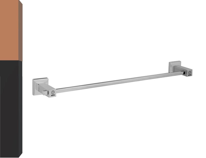 MAYUR CICH Stainless Steel Towel BarHolder Square 18 Bathroom Towel Rod Holder Wall Mounted Hand Towel Rail for Kitchen and Washroom SLOS1020