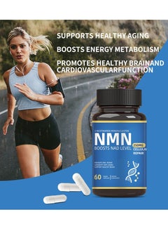 MAAC10 Formulas NMN Supplement Alternative - Liposomal NMNH (Dihydronicotinamide Mononucleotide) - High Purity NAD Supplement for Anti Aging, Energy, Focus - 60 Capsules - 250mg  - Image 2