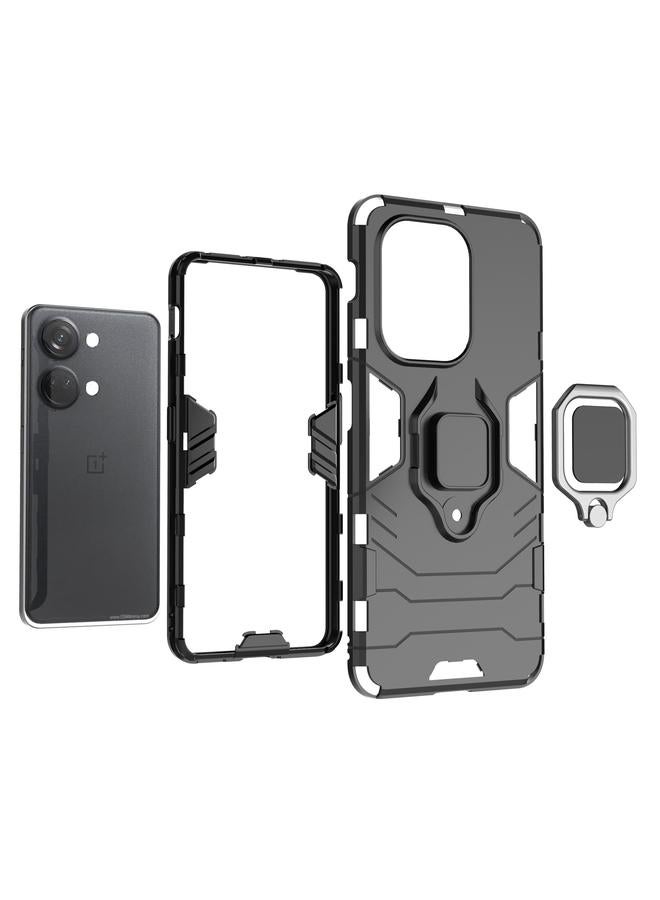 erorex Case For OnePlus Ace 2V Magnetic Ring Holder PC + TPU Phone Case - Image 5