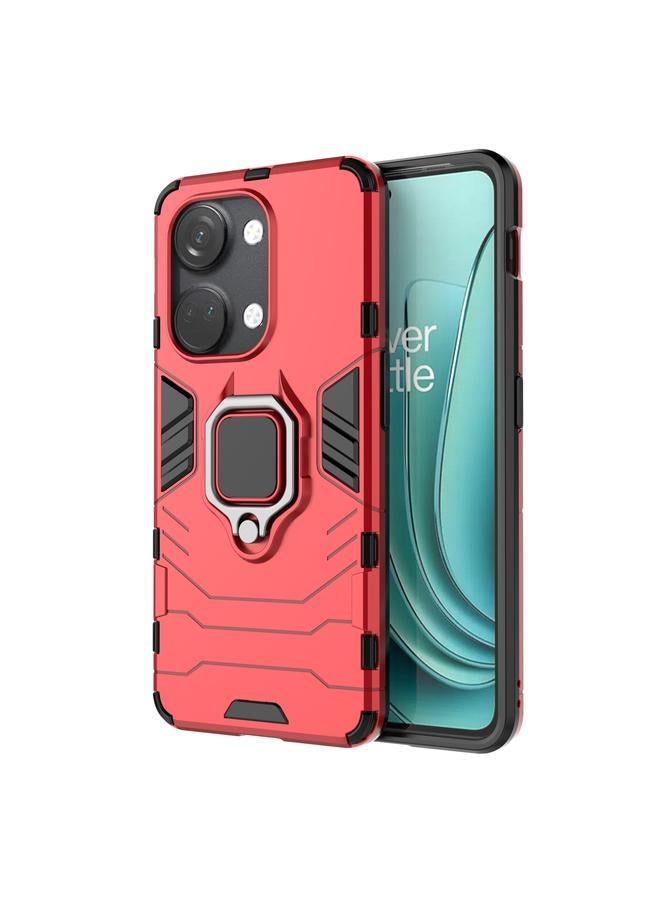 erorex Case For OnePlus Ace 2V Magnetic Ring Holder PC + TPU Phone Case - Image 1