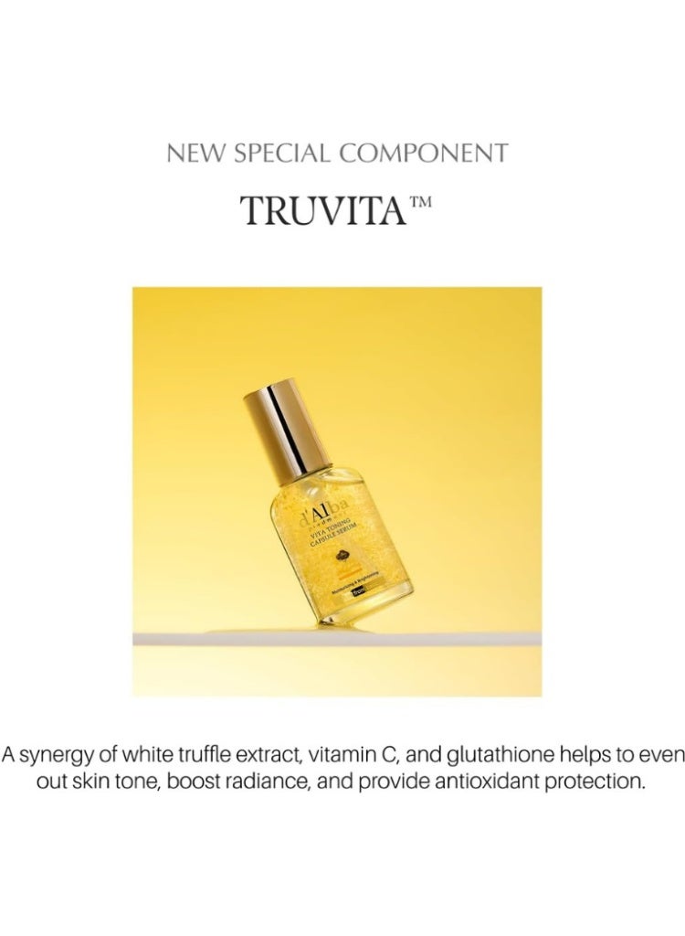 d'Alba Uneven Skin Tone & Dullness Solution – d'Alba Vita Toning Capsule Serum 100ml for Brightening, Firming & Radiant Glow Care - Image 4