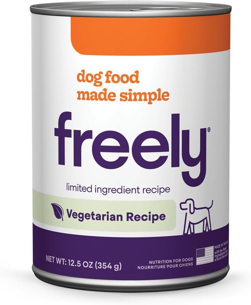 Freely Limited Ingredient Diet Natural GrainFree Vegetarian Cans Adult Wet Dog Food 125oz x 6 cansMulti