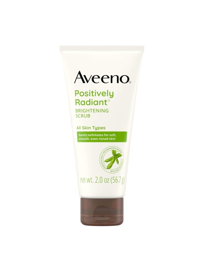 Aveeno Positively Radiant Skin Brightening Exfoliating Facial Scrub,56.7G - Image 1