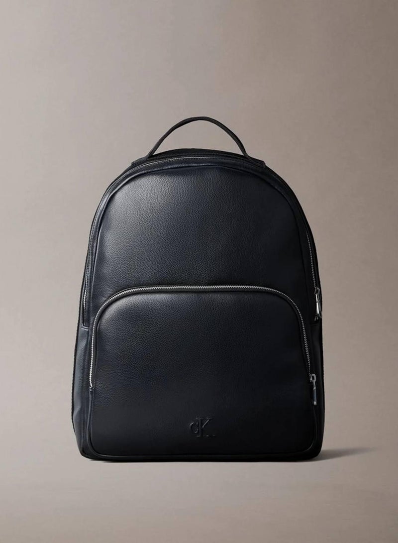 CALVIN KLEIN Logo Webbing Strap Round Backpack - Image 1