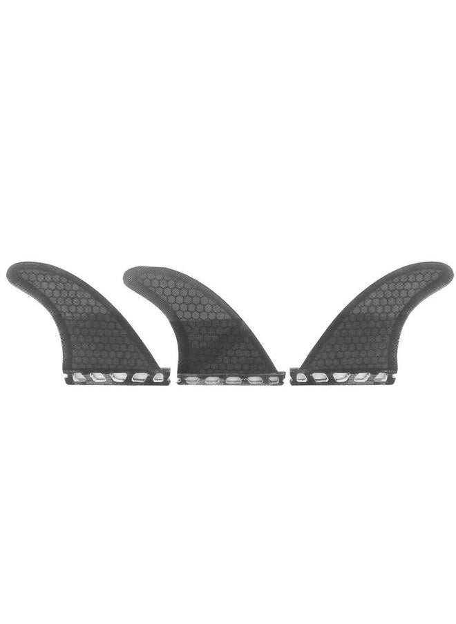 Thoraya Glass Fibre Skeg Tracking Fin Future Surf Fin G3/G5 for Kayaks Canoes Rowing Boats Black  - Image 5
