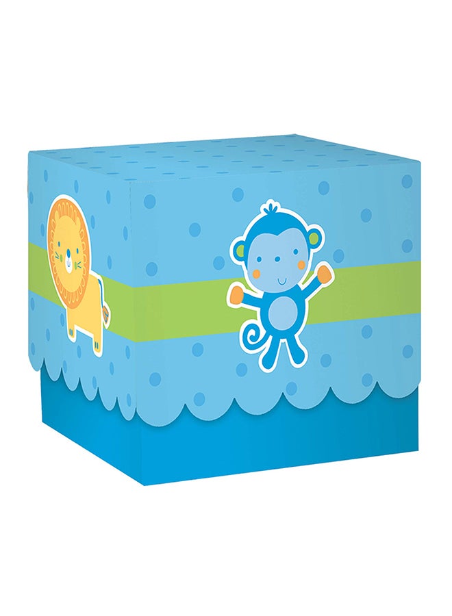 Amscan Baby Shower Blue Printed Paper Boxes 24pcs