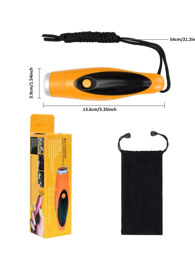 Y&D Electronic Whistle for Teacher Coach Referee, 3 Tone Whistles with Lanyard Handheld Electric Emergency High Volume Volleyball Soccer Sports - Image 4