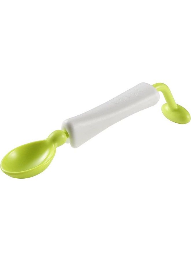 BEABA 360 Degree Training Spoon Rotating Spoon Weaning Spoon Neon - Image 2