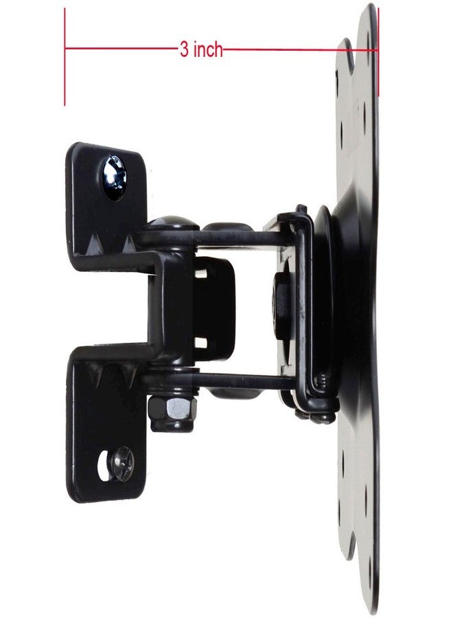 VideoSecu ML411B Adjustable Tilt Swivel Rotation TV Wall Mount Bracket for 19" to 42" LCD LED TV and Monitor (Max 44 lbs, VESA 100/75) Black 1FF - Image 4