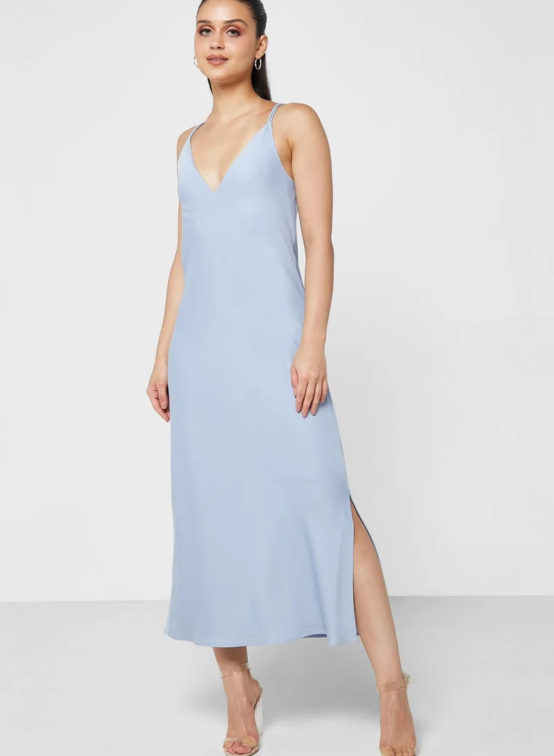 CALVIN KLEIN Strappy Knitted Dress