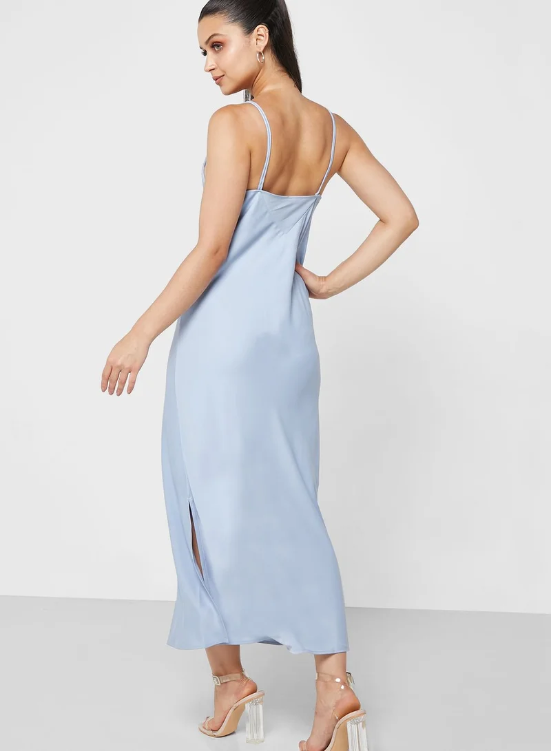 CALVIN KLEIN Strappy Knitted Dress