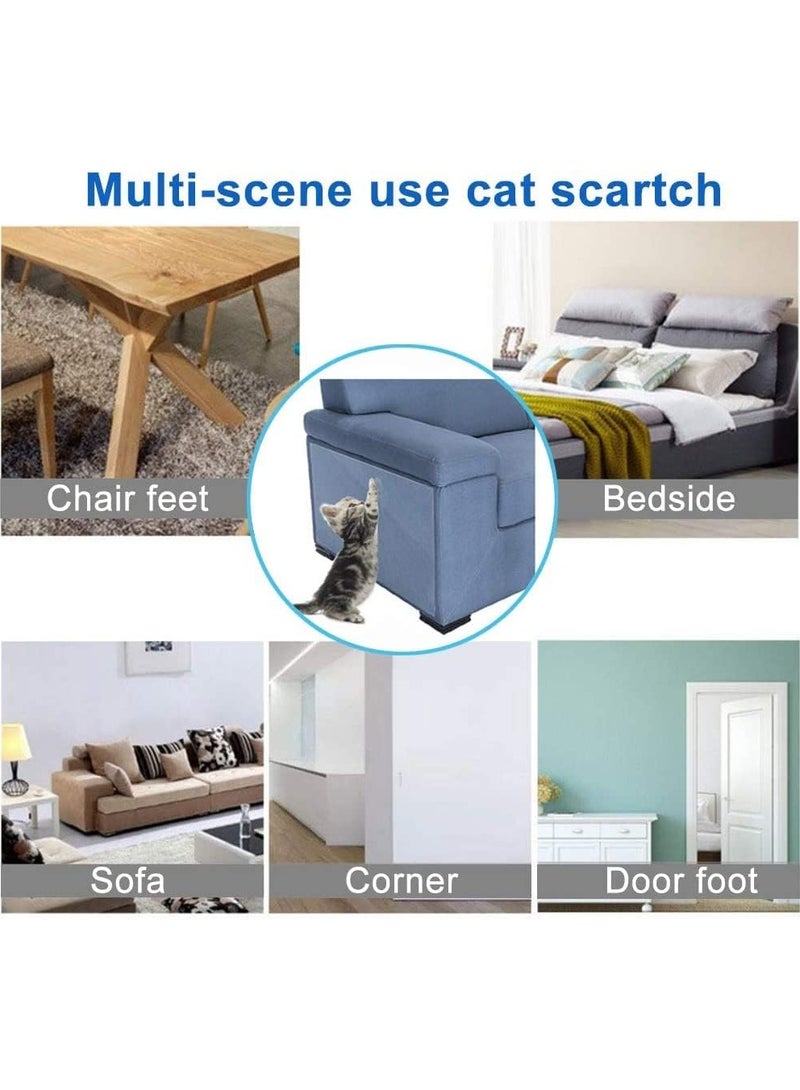 10 Pack Cat Scratch Furniture Protector Tape Safe Effective Deterrent for Sofas Rugs Doors - Image 4