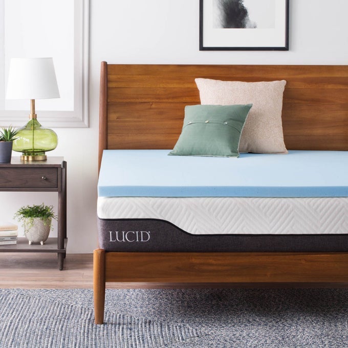2INCH VENTILATED GEL INFUSED MEMORY FOAM MATTRESS TOPPER QUEEN