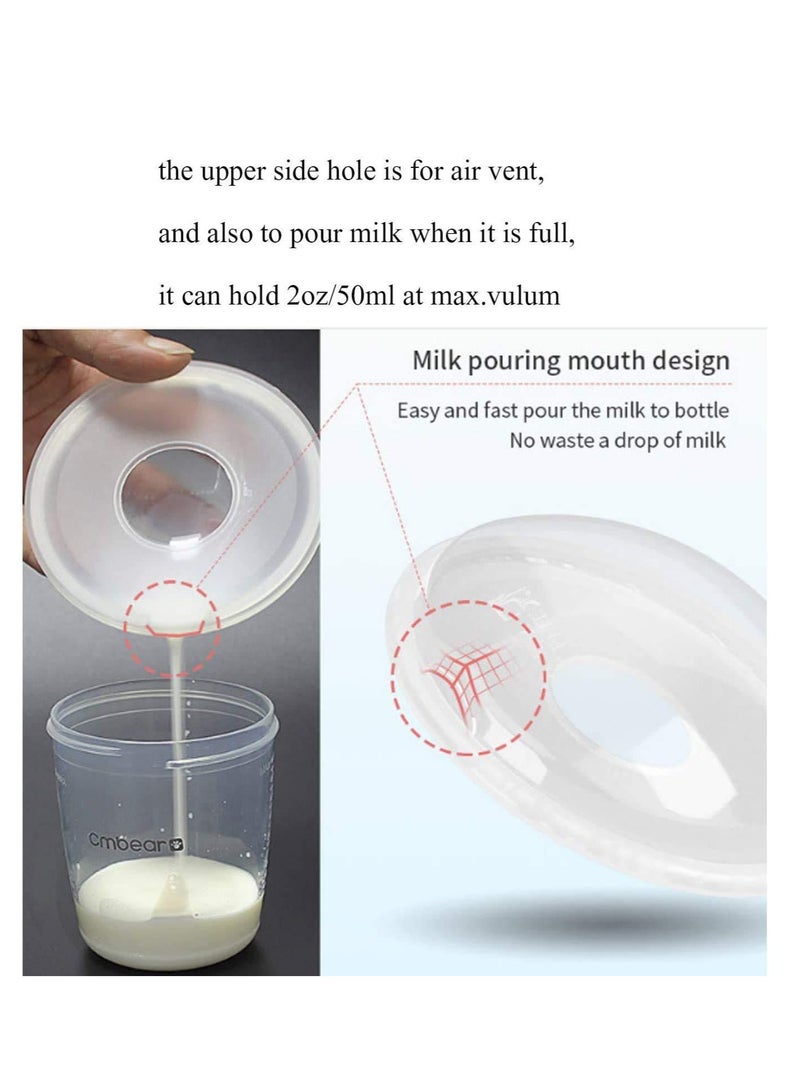 Silicone Breast Shell & Milk Collection Catcher for Breastfeeding Relief  Protect Cracked, Sore, Engorged Nipples While Nursing or Pumping During The Day - Image 5