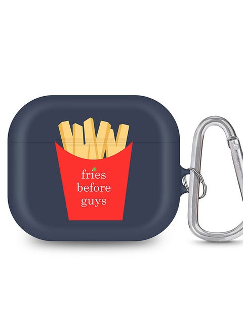 StylePods Case for Airpods 3rd Gen Case With Anti-Lost Keychain - Fries Before Guys