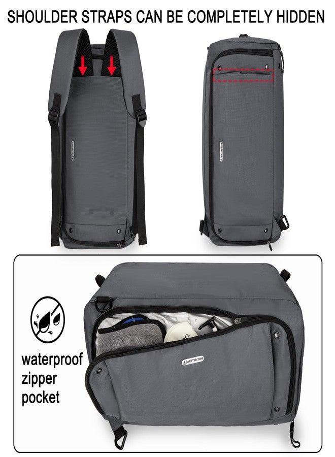 Goloni Gym Bag for Men,40L Large 3 in 1 Sports Duffle Bag with Shoes Compartment and Wet Pocket,Travel Backpack Weekender Overnight Bag for Travel, Gym, Sports - Image 5