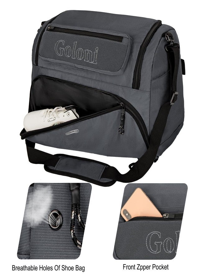 Goloni Gym Bag for Men,40L Large 3 in 1 Sports Duffle Bag with Shoes Compartment and Wet Pocket,Travel Backpack Weekender Overnight Bag for Travel, Gym, Sports - Image 2